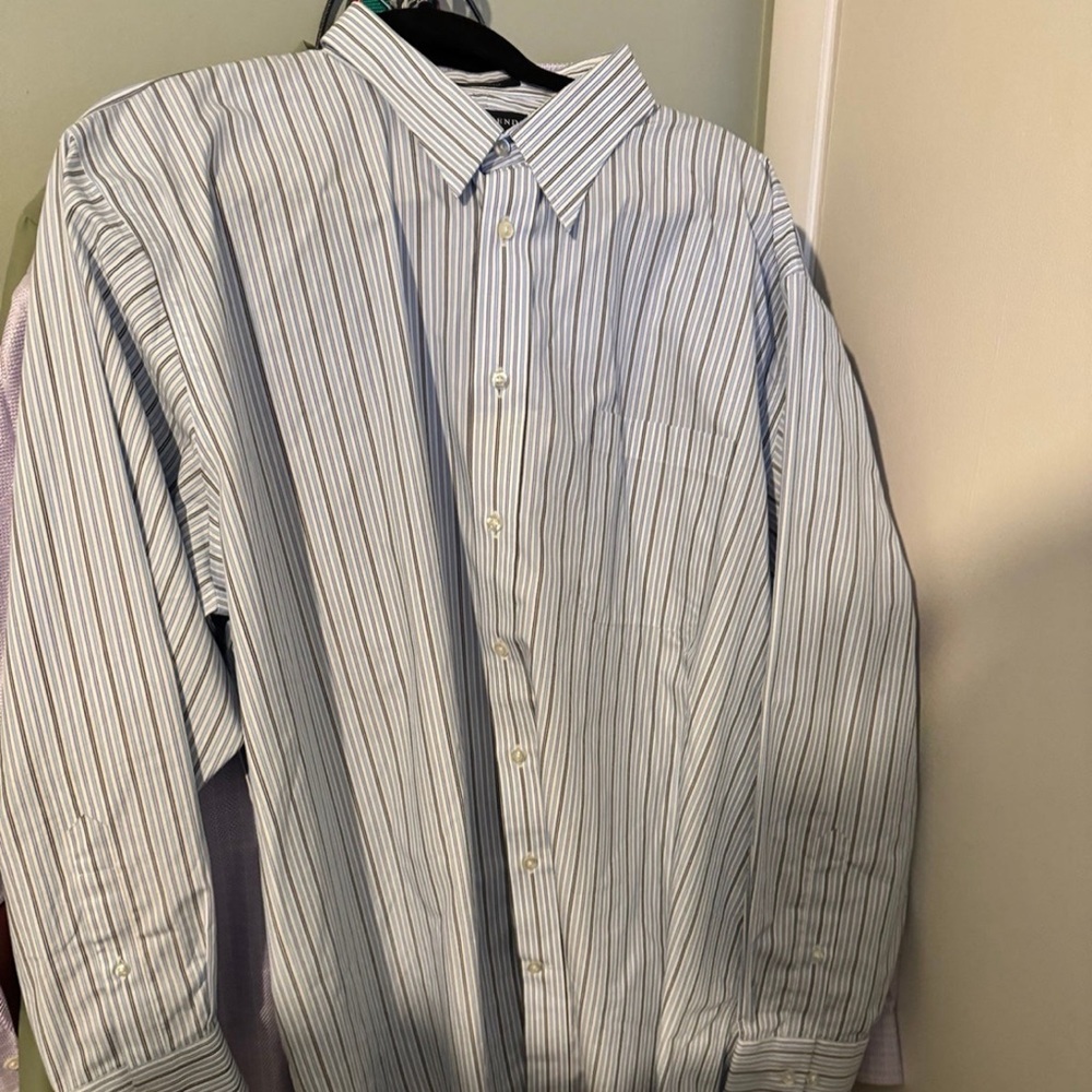 Lands end dress casual shirt 18x35” Big